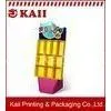 Cosmetics Yellow Corrugated Display Stand / Cardboard Display Stand / Racks / Cardboard Displays thumbnail-1