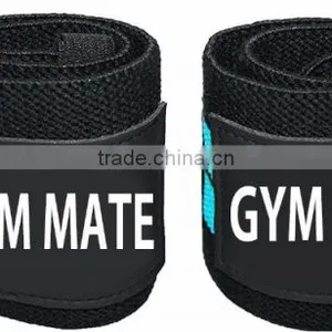 WRIST WRAPS WITH LEATHER LABEL PRINT LOGO thumbnail-5