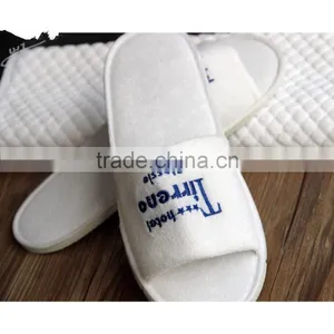 Luxury Hotel Bathroom Slippers Professional Cotton Terry Towel Material thumbnail-6