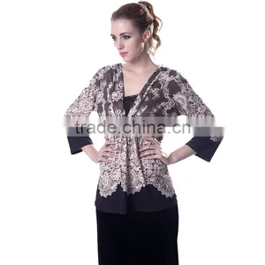 Cheap Women 2pcs Velvet Suit Satin Pullover Long-sleeved Striped T-shirt + Pants thumbnail-5