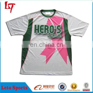 Applique New Lacrosse t Shirts/custom Dye Sublimated Team Lacrosse T-shirt /Lax Jersey thumbnail-1