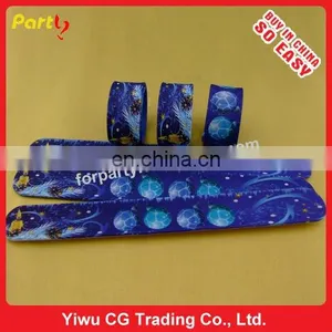 CG-BR090 Fancy Silicone Slap Bracelet thumbnail-1