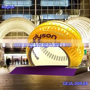 Golden Inflatable Ball Tent for Display thumbnail-1