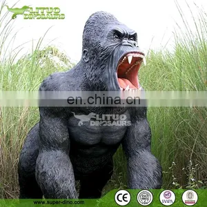 Large Fiberglass Chimpanzee thumbnail-1