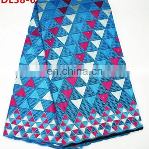 Higg Quality African Swiss Voile Lace Dry Lace Fabric for Clothes thumbnail-6