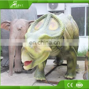 Outdoor Playground Equipment Fiberglass Dinosaur Sculpture for Amsement thumbnail-2