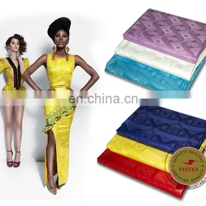 Wedding Dress 2017 Guinea Brocade Styles For Ladies 100% Cotton Shadda Dress Bazin African Fabric Wholesale Austria Quality thumbnail-5