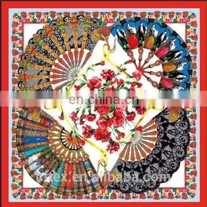Inkjet Digital Printed on Chiffon Satin Fabric thumbnail-1