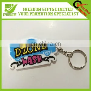 Advertising Customized Logo PVC Keychain for Promotion thumbnail-1
