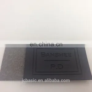 Pu Label Maker Custom Embossed Jeans Leather Patch Label thumbnail-3