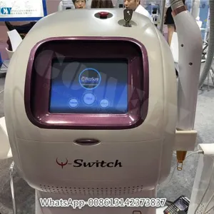 Portable Picosecond Laser 755nm Q Switched Nd Yag Laser Tattoo Removal Picosure Portable Laser 532nm 1064nm 1320nm Carbon Peeling thumbnail-1