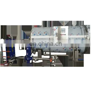Horizontal Hot Water Sterilizing Machine Food Sterilizer Retort thumbnail-1