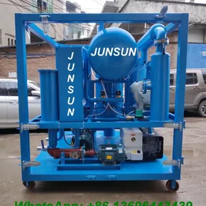 JUNSUN Low Price High Quality Transformer Oil Dehydration Plant, Insulating Oil Filtration System, Dielectric Oil Purification Machine thumbnail-1