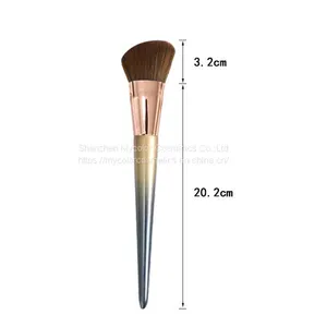 OEM Customized Makeup Brush Contouring Brush Foundation Brush Powder Brush Blush Brush Gradient thumbnail-2