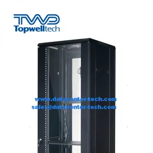 19 Inch Server Cabinet Data Center Telecom Standard Floor Standing Network Server Rack thumbnail-2
