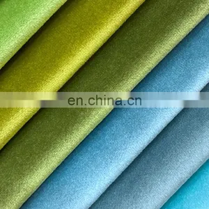 70 Colors in Stock 100% Polyester Cheap Price Soft Velvet Fabric for Furniture thumbnail-2