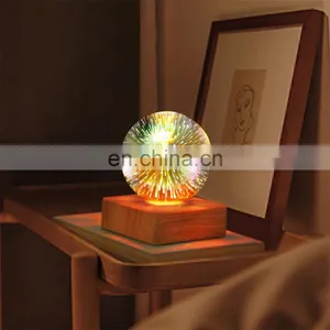 LED Plug-in 3d Fireworks Night Light Bedroom Usb Colorful Starry Atmosphere Lamp Bedside Decorative Table Lamp thumbnail-3
