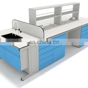 Lab Central Island Bench for Chemistry All Steel Lab Bench for Lab Bench Price thumbnail-1