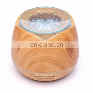 Electronic Wood Grain Scent Aroma Essential Oil Diffuser Cool Mist Ultrasonic Humidifier thumbnail-2