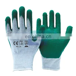 Economic Type Latex Coated Work Diamond Grip Work Glove Cheap Price Factory Supply thumbnail-5
