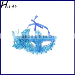 Hot Sale Wholesale Colorful Butterfly Feather Party Mask in China SCM0025 thumbnail-2