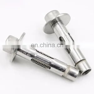 Fastener Hardware Sleeve Anchor Bolt Type Hex Head Sleeve Anchor With Hex Nut and Washer Stainless thumbnail-1