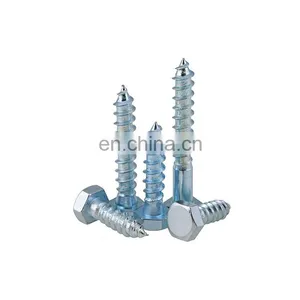 DIN571 Hex Head Lag Wood Screw Hexagon Screw for Wood Screws Stainless Steel thumbnail-3