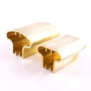 Customized Extruded Brass Profile Brass Staircase Handrail thumbnail-1