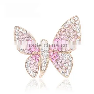 2015 Fancy Rhinestone Butterfly Brooch,brooches for Women thumbnail-1