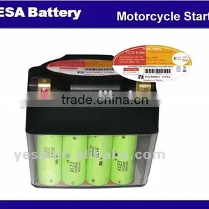 12V 4.6AH Motorcycle LiFePo4 Battery Pack A123 Cells 4S2P 26650 14.6v 13.2v 12v Motorcycle Battery Quality Choice thumbnail-1