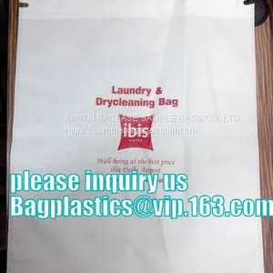 DRY CLEANING GARMENT BAG COVER, SANITARY LAUNDRY BAG, HOTEL, LAUNDRY STORE, CLEANING SUPPLIES,HANGER thumbnail-5