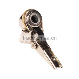 Clip- on Ball FootTyre Valve Air Chuck, 1/4" Thread, Tire Changer , OPEN FLOW thumbnail-1