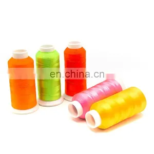 Shinny Polyester Embroidery Threads 1kg Hilos de Seda Para Bordar Lubricado Con 5000 Metros thumbnail-5