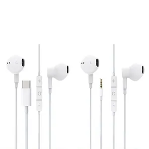 For Iphone 8 Ear Speakers For Android Earbuds Stereo Headphone And Noise Isolating With Mic Wired Earphone thumbnail-2