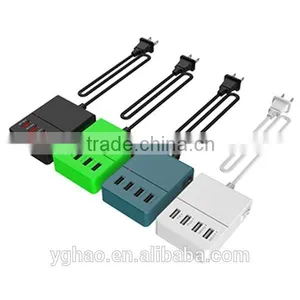 Super Fast Smart 4 Port Usb Travel Charger for Iphone for Android Tablet for Smartphone thumbnail-1