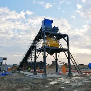 Complete Set Hzs180 Big Size Concrete Batching Plant Used for Construction thumbnail-3
