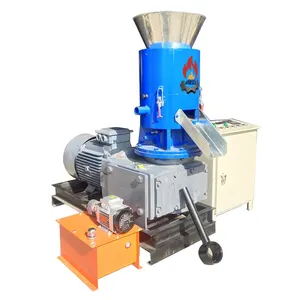 Factory Sell Directly Flat Die Biomass Wood Pellet Mill With CE thumbnail-1