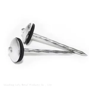 Factory Outlet China Roofing Nails Galvanized Umbrella Head Roofing Nails Corrugated Nails thumbnail-1