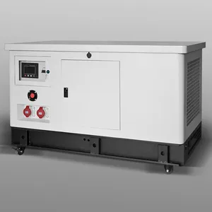 15kw Dual Power Water-cooled Silent Gasoline Generator 15kw Dual Voltage Petrol Generator thumbnail-1