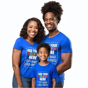 Custom T-Shirts for Unisex Youth & Toddler Kids, Custom Photo Text Image Tshirt, Create Your Own Family Matching Shirt White thumbnail-2