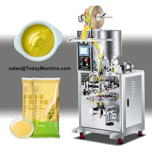 Automatic Cosmetic Sample Sachet Body Lotion Gel Face Cream Packaging Machine thumbnail-1