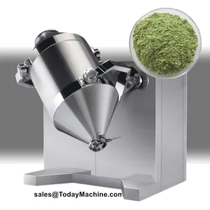 Automatic 3D Rotary Mixing Cocoa Chilli Spice Seasoning Drum Mixing Machine thumbnail-3