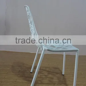 Aluminum Outdoor Furniture Modern Hollow Forest Garden Chair Quality Choice thumbnail-3
