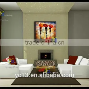 100%handmade Beautiful Knife Oil Painting thumbnail-5