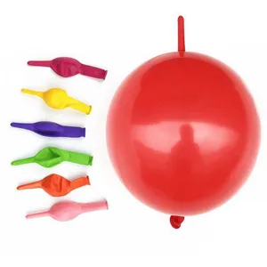 Wholesale 10inch Link Tail Latex Globo Qualatex Linking Balloon for Birthday Party Wedding Decoration Long Balloons thumbnail-1