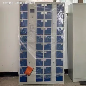 Office Electronic Locker System - RFID Card Access Smart Storage for Corporate Employee Use thumbnail-1