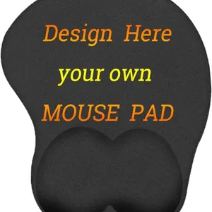 Personalized Photo Gaming Mouse Pad With Wrist Support, Custom Mouse Pads With Wrist Rest Support, Customized Gel Mouse Mat, Non-Slip Rubber Base thumbnail-1
