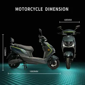 1200W Electric Scooter 60kmph XK thumbnail-3