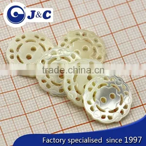 Bespoke Shape Trocas Shell Buttons for Woman Dress thumbnail-1