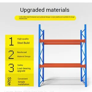 Heavy Duty Steel Shelving Bay 200kg Capacity - Industrial Workshop Storage Rack With Butterfly Snap Design thumbnail-1